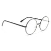 Lennon 4 Metal Round Clear Glasses