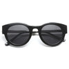 Marion Thick Frame Horn Rimmed Sunglasses
