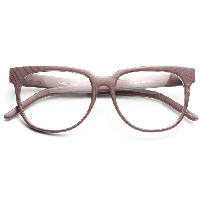 Sydney Wood Grain Clear Glasses