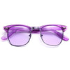 Peyton Unisex Pastel 90s Half-Frame Sunglasses