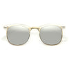 Peyton 3 Unisex Color Mirror Half Frame Sunglasses
