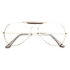 Classic 56Mm Clear Aviator Glasses