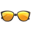 Vanessa Hudgens Style Color Mirror Cat Eye Celebrity Sunglasses