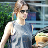 Alessandra Ambrosio Style Color Mirror Cat Eye Celebrity Sunglasses