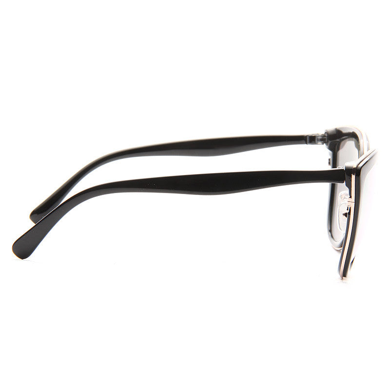 Alessandra Ambrosio Style Color Mirror Cat Eye Celebrity Sunglasses