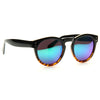 Malley Designer Inspired Unisex Color Mirror Rounded Sunglasses