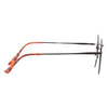 Ellington 4 Metal Flat Lens Round Clear Glasses