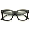 Tilda Oversized Designer Inspired Horn Rimmed Clear Glasses