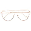 LovePunch Designer Inspired Flat Lens Clear Glasses